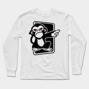 monkey meme Long Sleeve T-Shirt